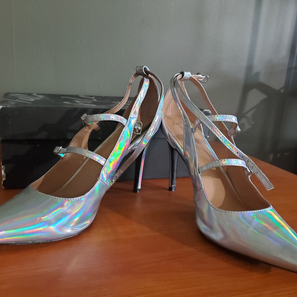 Banana republic holographic heels